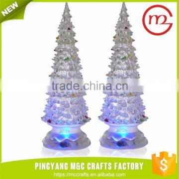 Holiday decorations LED acrylic lighting white christmas tree