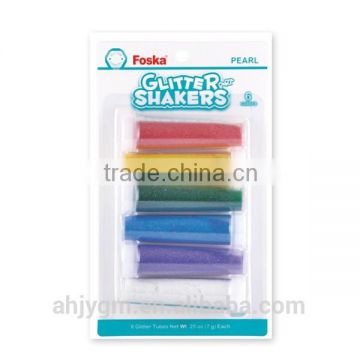 Blister Card Packing Coloful Decoration Glitter Powder/color glitter powder