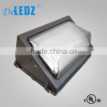 DLC UL listed Led outdoor wall light 40W LED WallPack IP65 Wall Light with UL DLC Certificate