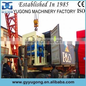 widely used in India Yugong hydraulic pressure cement brick block making machine price