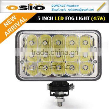 5 inch Square 15LEDs High power 45W 8V-36V High power LED head light