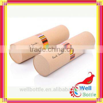 Biodegradable cardboard paper tube with round tube gift box for food paper tube box