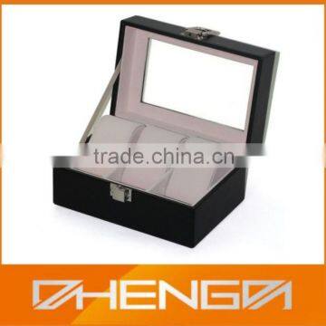 Best Sell Factory Custom Made Brown Leather Watch Storage Boxes With Pen (ZDS-F297) photo-3