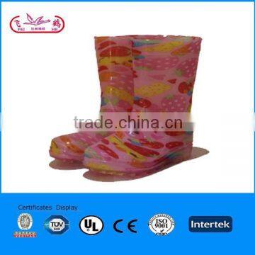 children jelly PVC rain boots