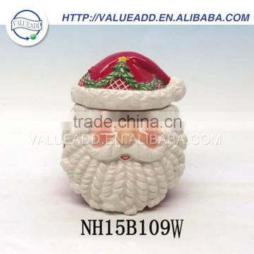 Competitive price christmas ceramic cookie jar cakes online manufacturers in china