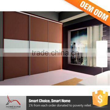 Homesung Modern Sliding Door Wooden Bedroom Wardrobe Closet photo-3