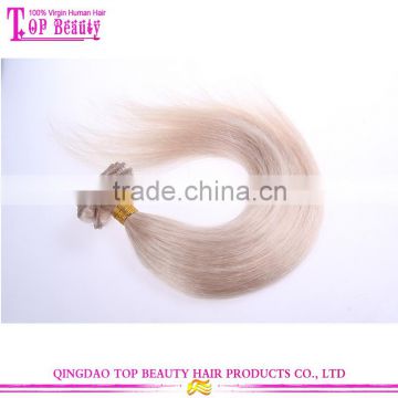 High quality best price honey blonde brazilian clip in hair weave color 613 blonde clip in hair clip in extensions