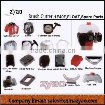 spare parts for brush cutter 1E40-F float engine, grass trimmer engine parts