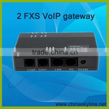 High speed for 2 port FXS VoIP Gateway,SIP gateway,fxs phone