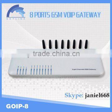 32 channels voip gateway with 8 SIM card for GSM Terminal 850/900/1800/1900Mhz rotating with IMEI