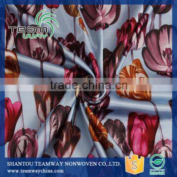 Polyester Satin Fabric for Lady Dress