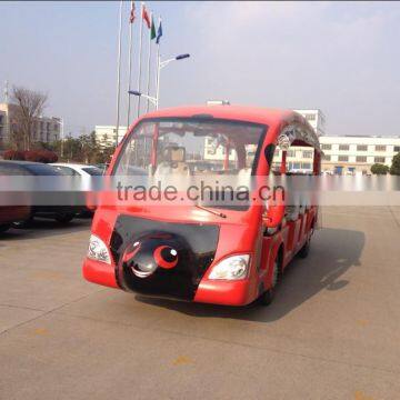 long distance range animal shape sightseeing car buswith