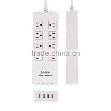 High quality electrical outlet multiple socket with 4 USB port