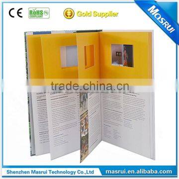 Custom Multi - Page Handmade Lcd Video Book for Fair Display