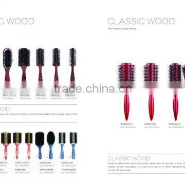 Raffini New Patterned Direct Sales Plastic Rubber Coating Finishging Hair Brush