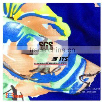 ES6145 polyester Single jersey fabric dty printed fabric for women underwear fabric