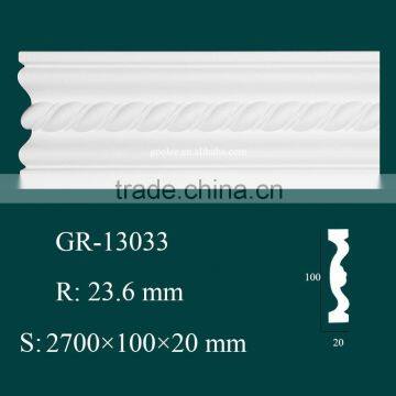 Economical and Environmental Polyurehtane Cornice Eaves for Interior Decoration