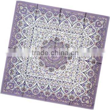 Stock 90*90cm Twill Silk Scarves(DX1006-1)