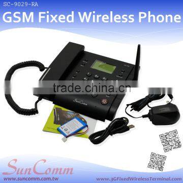 SC-9029-RA Newest GSM Quad band 900/1800/850/1900MHz Fixed Wireless Phone with FM radio function