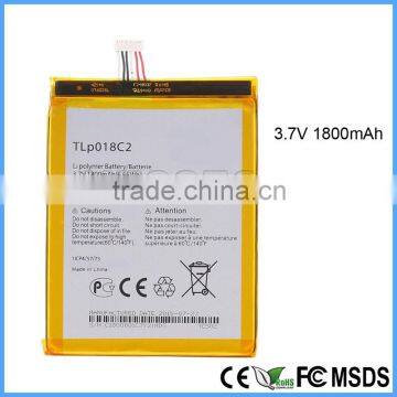 GB T 18287 2013 Mobile Phone Original Genuine Battery Lithium Batteries for Alcatel TLP018C2 3.8V 1800 mAh