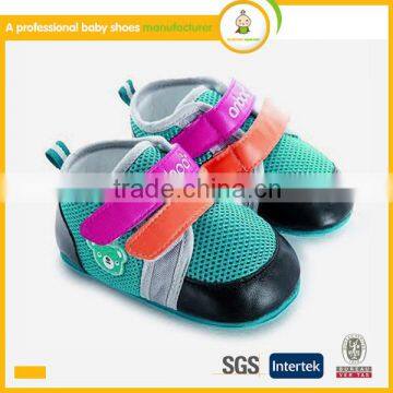 hot sale high quality fashion leather cloth baby sports shoes