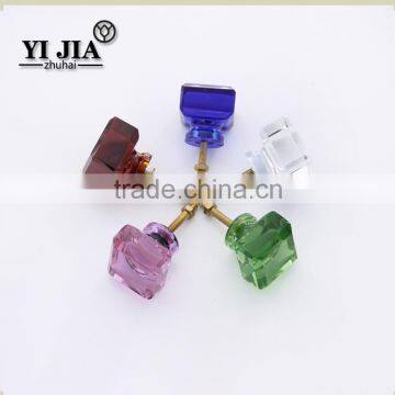 33 mm Pink Color Square Furniture Hardware Crystal Knob photo-6
