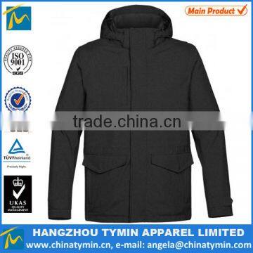 men polyester oxford winter jacket