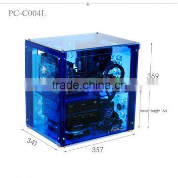 PC-C004L New Hot Sale Extra Large Custom Horizontal Acrylic Display Computer Case Design