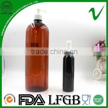 PET Empty Cosmetic Boston Round Plastic Bottles With Sprayer photo-4