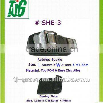 Bike Shoe Ratchet Buckle Set