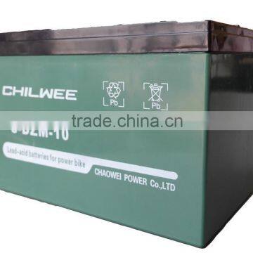 Maintenance Free (MF) Battery for bicycle, 16V 10Ah