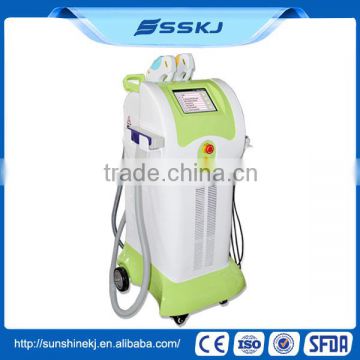 2016 distributors wanted 3000w power vertical multi function beauty machine with 8 handles