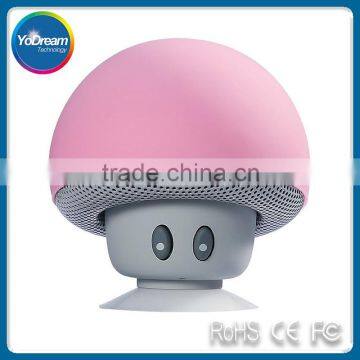 Mushroom Portable Bluetooth Speaker Woterproof With Suction Cup for Show Cartoon Audio Loudspeaker Box for Iphone Huawei Mate 9 photo-3