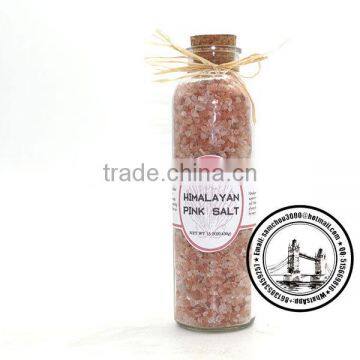 350ML Glass Spice Jar With Woodern Cork Beautiful Raffia Bowknot photo-2