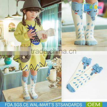 Creative baby knee high cartoon socks new arrival kids elephant animal socks