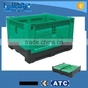 HDPE Plastic Fruit Box, Plastic Fruit Packaging Box, Plastic Foldable Fruit Box