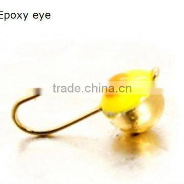 Epoxy eye new wholesale tungsten ice fishing jigs