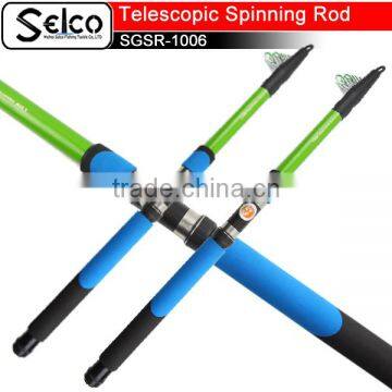 wholesale 6sections 7sections telescopic fishing chinese cheap fiber glass rods