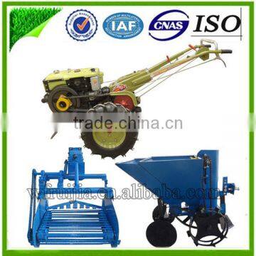 Single row attach to walking tractor used mini potato harvester