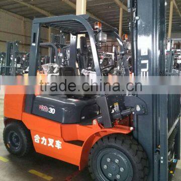 China Top1 Forklift Brand 3500kg Forklift With Full Free Mast /3500kg Diesel Forklift for Sale in Shanghai China photo-3