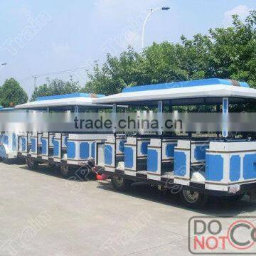 park Tourist Road Train with Open Wagon