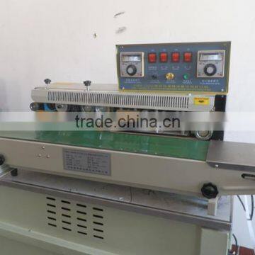 Three Row Printing Plastic Bags Sealing Machine With Good Quality photo-4
