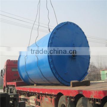 8-10T/D waste plastic pyrolysis plant with new technology used plastic to oil