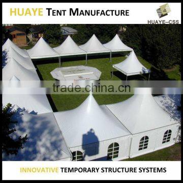 Popular Easy up Movable Outdoor Pagoda Tent for Events 10m Diameter Hexagonal Frame Tent photo-5