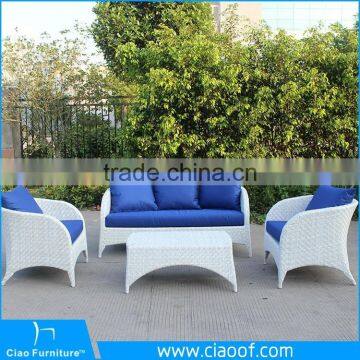 China Supplier Water-proof Synthetic Rattan Patio / Balcony Furniture Sofa Sets