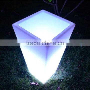 BSCI Approval LED Flower Cheap Flower Pots/outdoor Lighting Vase photo-5