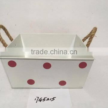 Wholesale Tall Large Indoor Garden Wall Decorative Metal Wrought Iron Square Pot Planter photo-6