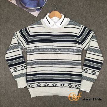 Hot Selling Fashion Strip Men Sweater