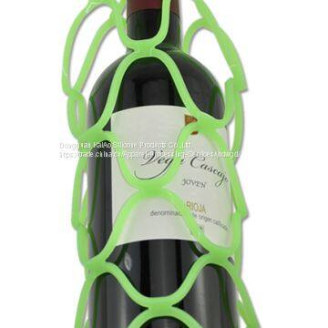Wine Drink Basket Silicone Bottle Holder photo-2