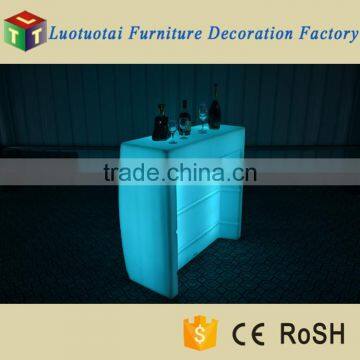 LED Remote Straight Bar Counter/ Hot Sell LED Rechargeable Bar Counter/LED Outdoor Lawn Use Bar Counter photo-6